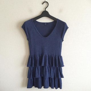 ギャップ(GAP)のGAP♡フリルニットソー(カットソー(半袖/袖なし))