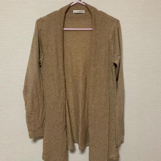 ショコラフィネローブ(chocol raffine robe)のベージュ　カーディガン(カーディガン)