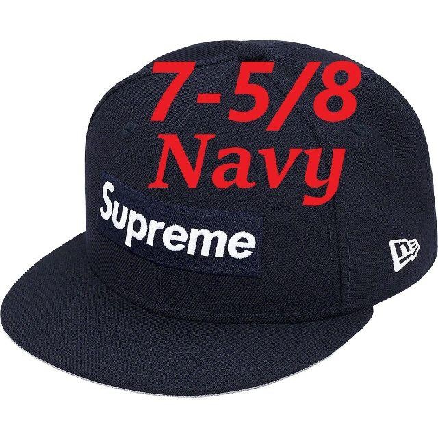 キャップ【紺】Supreme World Famous Box Logo New Era