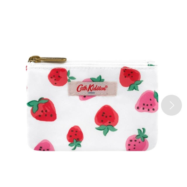 Cath Kidston(キャスキッドソン)のキャス　Cath Kidston ダブルポケットパース スイートストロベリー レディースのファッション小物(ポーチ)の商品写真