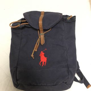 ポロラルフローレン(POLO RALPH LAUREN)の希少完売POLOラルフローレン米国限定BIGポニーバックパック/NV(バッグパック/リュック)