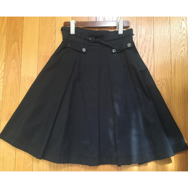 Lois CRAYON コットンブラックスカート