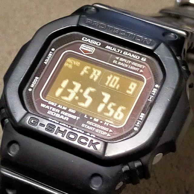 G-SHOCK GW-M5610 ブラック 反転液晶 ソーラー電波時計 USED