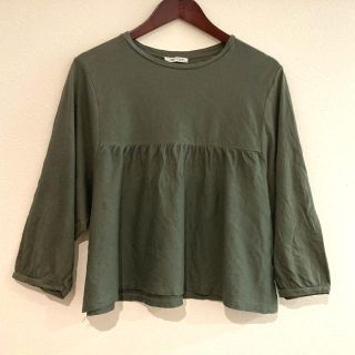 ザラ(ZARA)のZARA ボリュームスリーブ　プルオーバー(カットソー(長袖/七分))