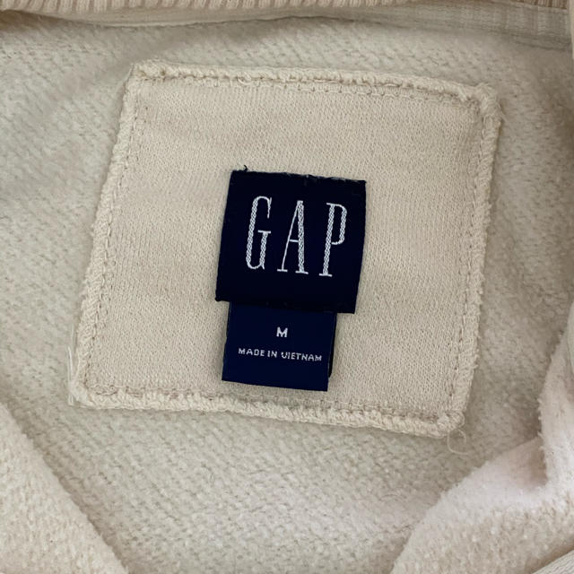 GAP(ギャップ)の【最終値下】GAP パーカー アイボリー メンズのトップス(パーカー)の商品写真