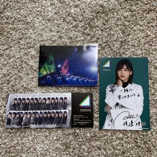 欅坂46 オンラインライブ　視聴チケット　生写真　メッセージカード(アイドルグッズ)