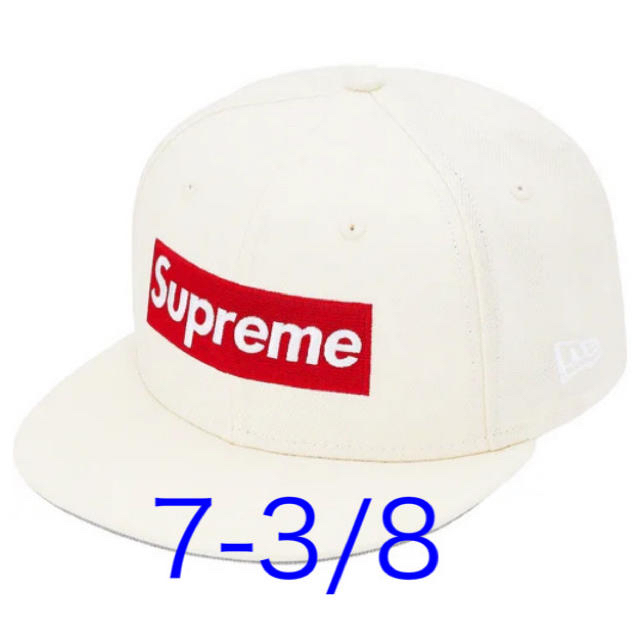 帽子supreme world famous box logo new era 白