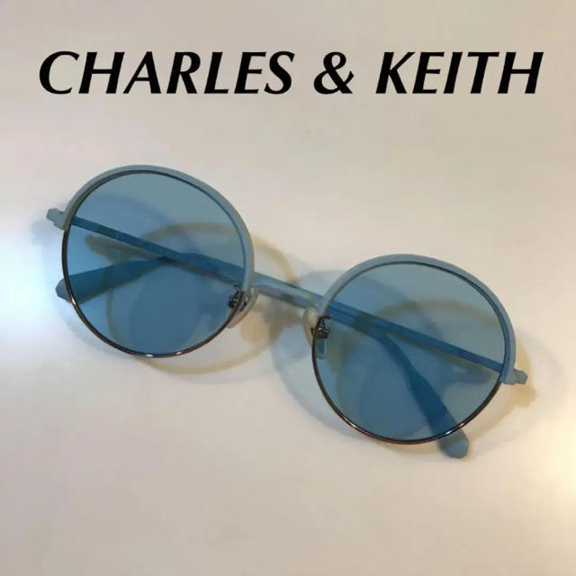Charles and Keith(チャールズアンドキース)のチャールズアンドキース　ラウンドサングラス レディースのファッション小物(サングラス/メガネ)の商品写真