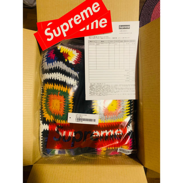 Supreme(シュプリーム)のCrochet Hooded Zip Up Sweater / Sサイズ メンズのトップス(パーカー)の商品写真