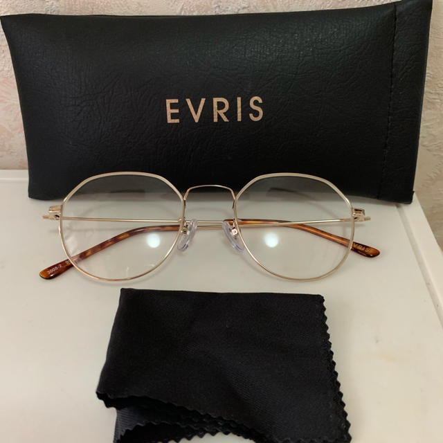 EVRIS(エヴリス)のEVRIS めがね レディースのファッション小物(サングラス/メガネ)の商品写真