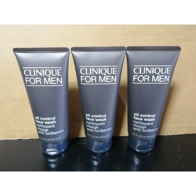 CLINIQUE FOR MEN  オイルコントロールフェースウォッシュ 3個