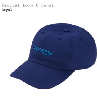 Supreme Digital Logo 6-Panel Black 黒 クロ