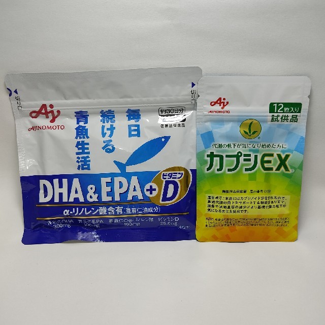 味の素(アジノモト)の味の素 DHA＆EPA+ビタミンD 食品/飲料/酒の食品/飲料/酒 その他(その他)の商品写真