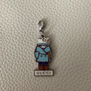 グッチ(Gucci)のGUCCI×ハローキティ チャーム(キーホルダー)