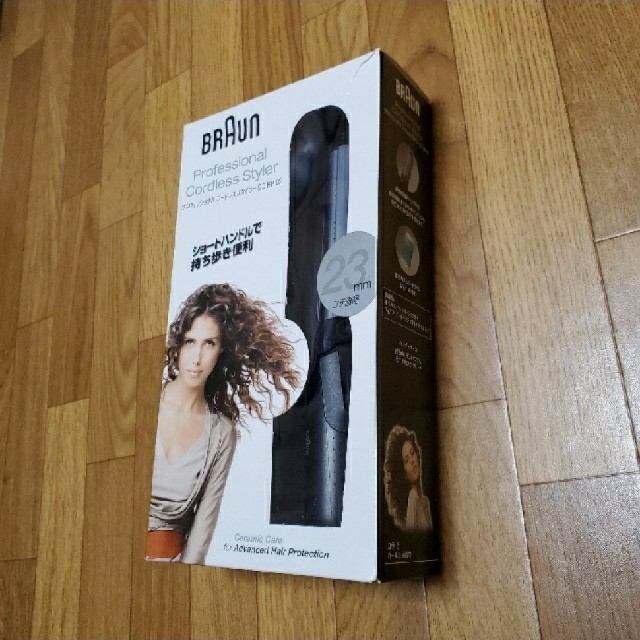 BRAUN(ブラウン)の新品　BRAUN  コードレススタイラーヘアアイロン スマホ/家電/カメラの美容/健康(ヘアアイロン)の商品写真