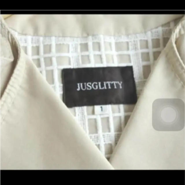 JUSGLITTY(ジャスグリッティー)の新品　JUSGLITTY トレンチコート レディースのジャケット/アウター(トレンチコート)の商品写真