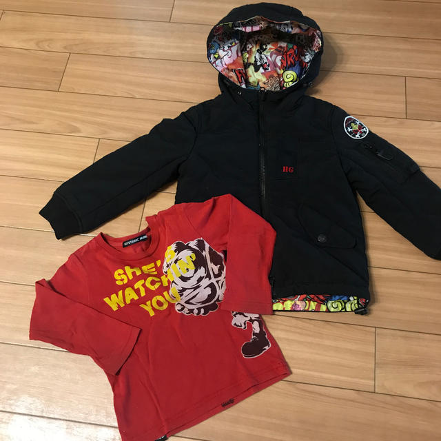 HYSTERIC MINI(ヒステリックミニ)のhysteric mini  ロンT アウターセット キッズ/ベビー/マタニティのキッズ服男の子用(90cm~)(その他)の商品写真