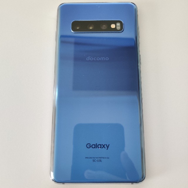 ドコモ Galaxy S10 プリズムブルー SC-03L