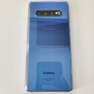 サムスン(SAMSUNG)のGalaxy S10 (SC-03L)プリズムブルー 中古 SIMフリー(スマートフォン本体)