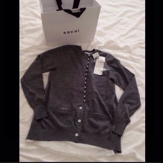 サカイ(sacai)のSacai チュールカーディガン★新品(カーディガン)