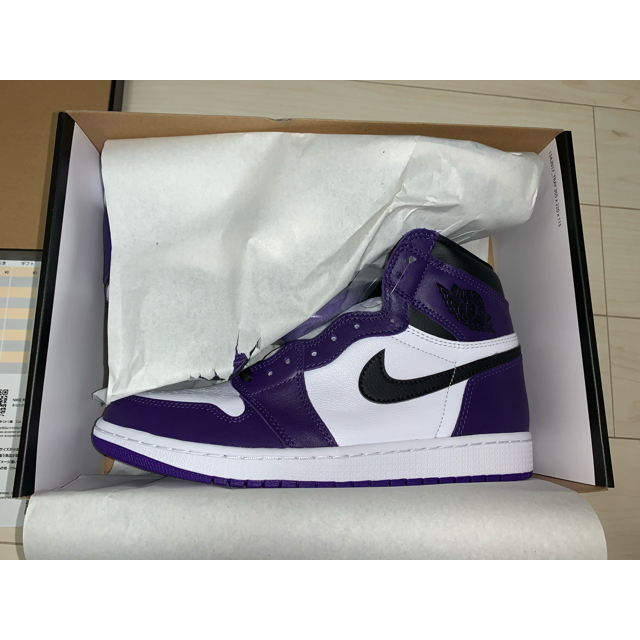 NIKE(ナイキ)の AIR JORDAN 1 RETRO HIGH OG COURT PURPLE メンズの靴/シューズ(スニーカー)の商品写真