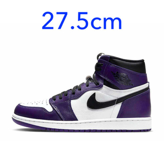 ナイキ(NIKE)の AIR JORDAN 1 RETRO HIGH OG COURT PURPLE(スニーカー)