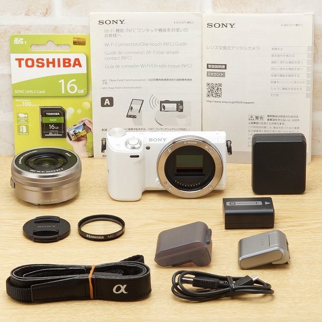 Wi-Fi★NEX-5T SONY 2350ショット ミラーレス