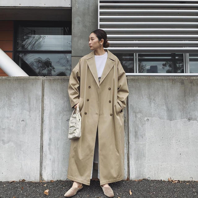 RIM.ARK wide volume spring coat