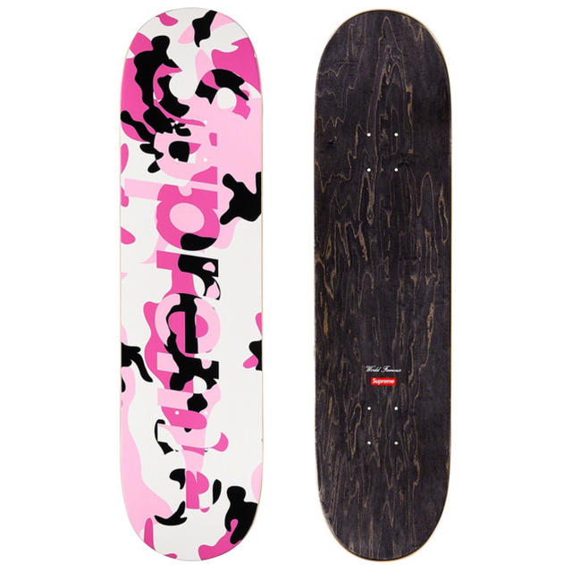 supreme camo logo skateboard PINK CAMO