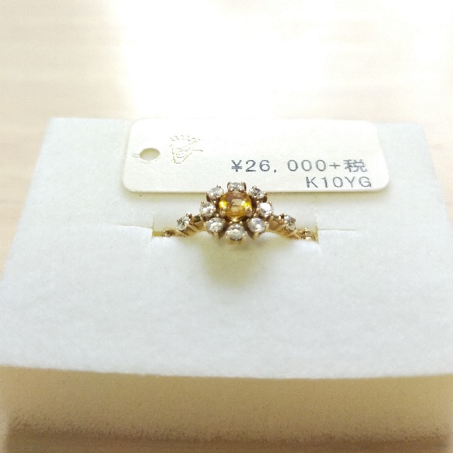 Samantha Tiara(サマンサティアラ)のK10YG アクアジュエルリング レディースのアクセサリー(リング(指輪))の商品写真