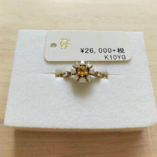 サマンサティアラ(Samantha Tiara)のK10YG アクアジュエルリング(リング(指輪))