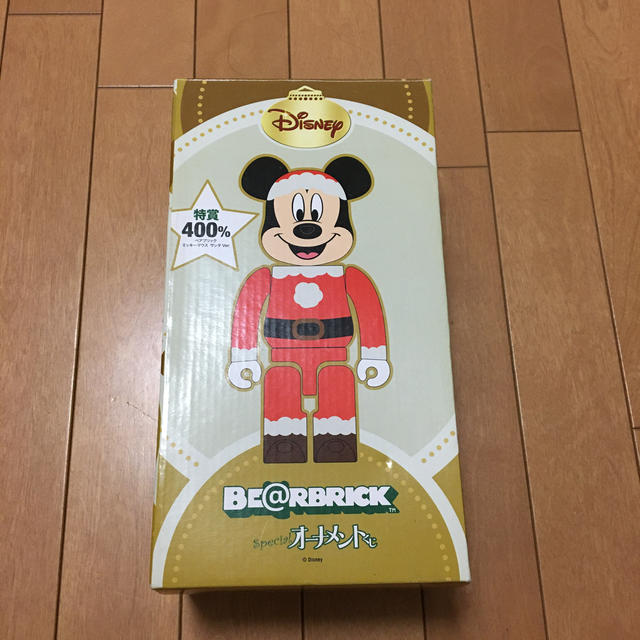 BE@RBRICK  ベアブリック　ミッキーマウス　サンタVer.