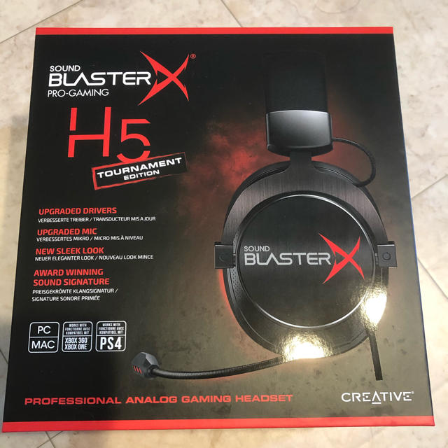 Sound BlasterX H5 ゲーミングヘッドセット