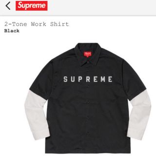 シュプリーム(Supreme)の2-Tone Work Shirt Black Sサイズ(シャツ)