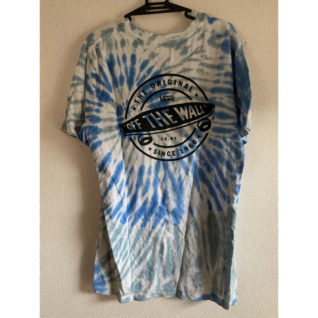 VANS(ヴァンズ)のキムタク　vans Tシャツ　タイダイ　ブルー　青　私物 メンズのトップス(Tシャツ/カットソー(半袖/袖なし))の商品写真