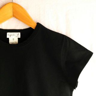 アニエスベー(agnes b.)のagnis b Tシャツ ブラック アニエスb.アニエスベー(Tシャツ(半袖/袖なし))