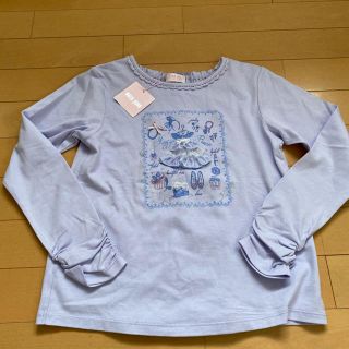 メゾピアノ(mezzo piano)のメゾピアノ　長袖Tシャツ　140cm(Tシャツ/カットソー)