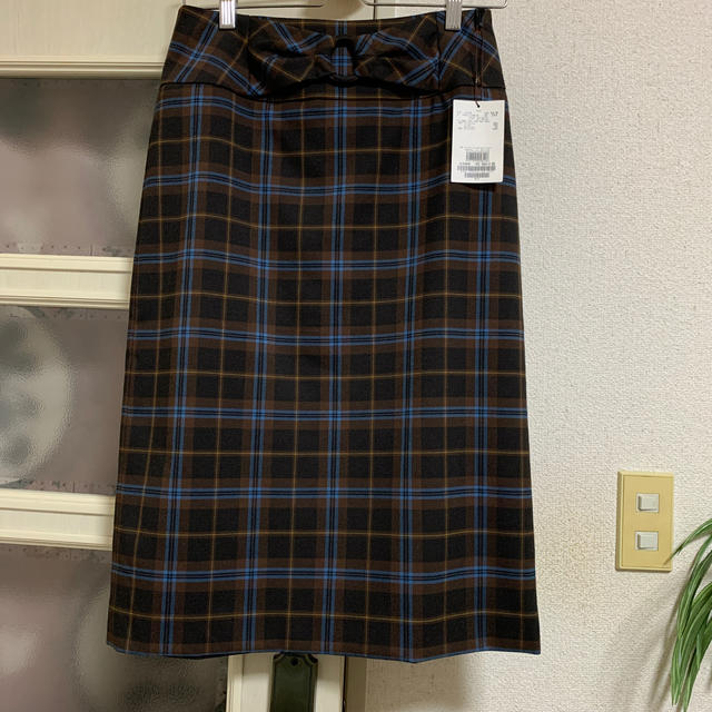 Couture Brooch(クチュールブローチ)のはるくんママ専用　クチュールブローチ  チェックスカート レディースのスカート(ひざ丈スカート)の商品写真