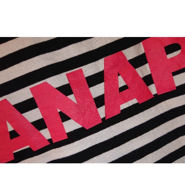 ANAP(アナップ)のANAP ボーダーTシャツ M 中古 レディースのトップス(Tシャツ(半袖/袖なし))の商品写真