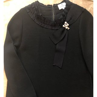 ランバンオンブルー(LANVIN en Bleu)の【美品】ランバンオンブルー　ワンピース(ひざ丈ワンピース)