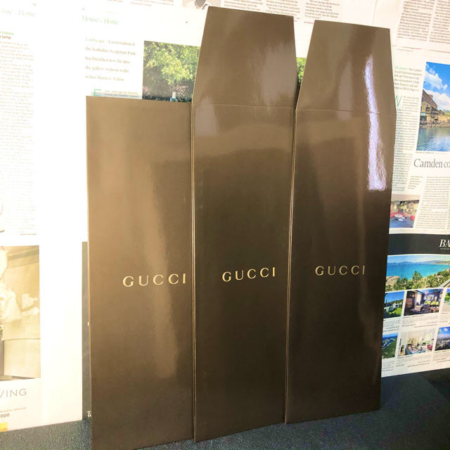 Gucci(グッチ)の【新品未使用】 グッチ ネクタイ用 空箱 空ケース 紙ケース 紙箱 gucci メンズのファッション小物(ネクタイ)の商品写真