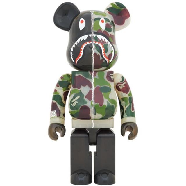 BE@RBRICK CLEAR ABC CAMO SHARK 1000％