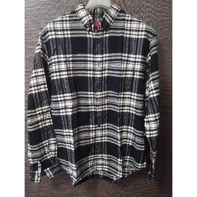 ファッションの SUPREME Tartan Flannel Shirt Pale Pink