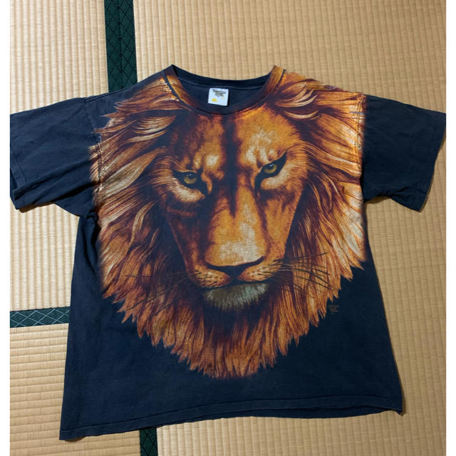 90s ヴィンテージ ライオン ビッグプリント Tシャツ XL | tspea.org