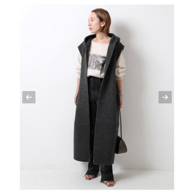 お値下げ【ADAWAS】AIRY INRAY HOODIE LONG GILETトップス