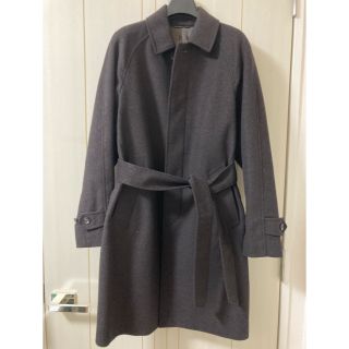 スーツカンパニー(THE SUIT COMPANY)の【美品】ウールカシミヤビーバー ベルデッド ステンカラーコート S(ステンカラーコート)