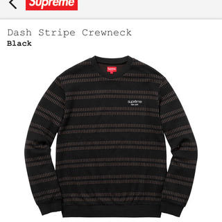 シュプリーム(Supreme)の【送料無料】Supreme Dash Stripe Crewneck(スウェット)