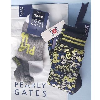 パーリーゲイツ(PEARLY GATES)の新品タグ付✴️パーリーゲイツPEARLY GATESソックス 2足組(ソックス)