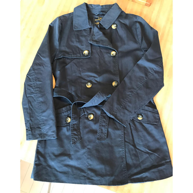 ZARA(ザラ)のZARA トレンチコート 女児 SIZE11/12 152㎝ キッズ/ベビー/マタニティのキッズ服女の子用(90cm~)(ジャケット/上着)の商品写真