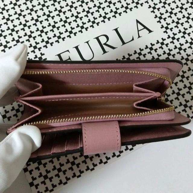 【新品】 FURLA BABYLON 二つ折り財布　ピンク　新作